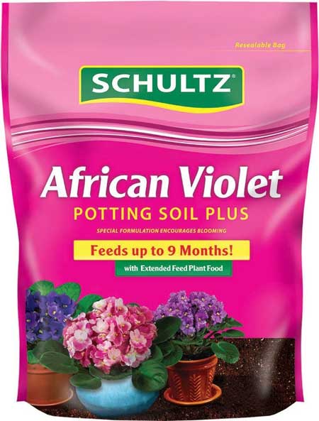 schultz potting soil for african violets
